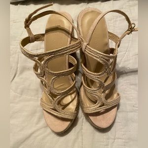 Wild Diva boho wedge sandal